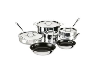 D3 Stainless Steel Non-Stick 10-Piece Cookware Set