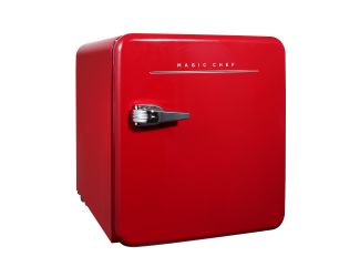 1.6 Cu. Ft. Refrigerator, Manual Defrost, Retro - Red
