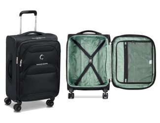 Skymax 2.0 Softside Exp. Spinner Carry-On - Black