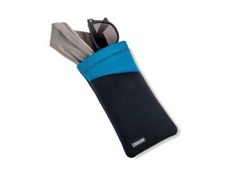 Travel Eyeglass Case - Gray/Blue