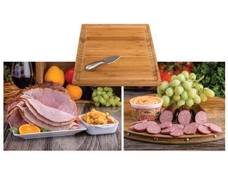 Spiral Ham & Sausage Platter w/Au Gratin Potatoes