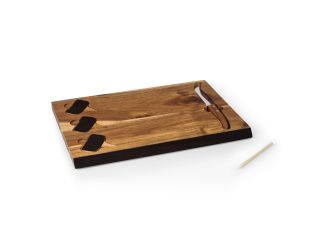Delio Acacia Cheese Board w/ Chalkboard Markers