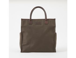 Bob Tote - Brushed Microfiber - Tobacco Brown