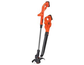 20V MAX Lithium Trimmer/Edger + Sweeper w/ 2 Battery Combo Kit