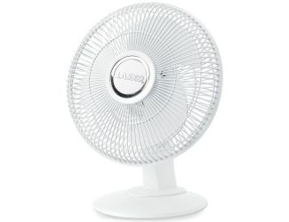 12 In. Table Fan, White