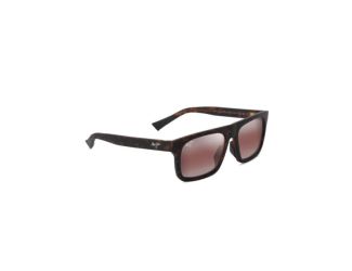 Opio Polarized Sunglasses Dark Havana Frame Maui Rose Lens