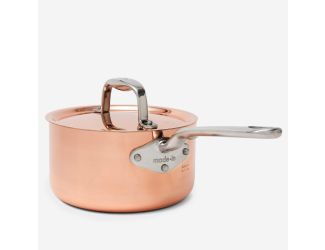 1.9 Qt Copper Saucepan w/Lid