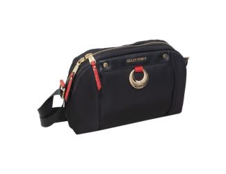 Twill Nylon Top Zip Camera Crossbody Bag Size 10.5"