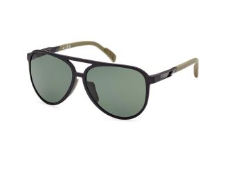 Unisex Aviator Sunglasses-Matte Black