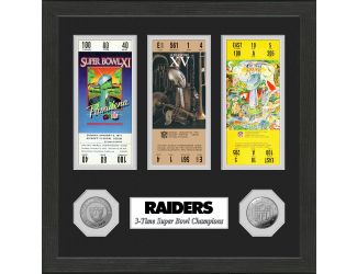 Las Vegas Raiders Super Bowl Ticket Collection