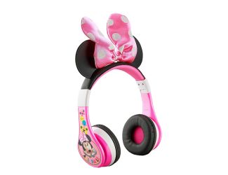 Minnie Mouse Bluetooth Wireless Pink Bow Headphones