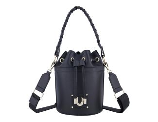 Women's Braided Handle Bucket Bag Size 6x6x6