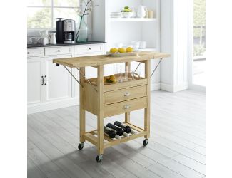 Bristol Double Drop Leaf Kitchen Cart