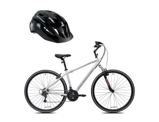 Journey Men's Recreation Bike plus Solstice Adult Bike Helmet Package