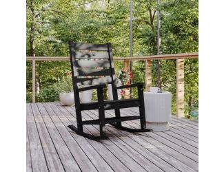 Classic Commercial Grade Outdoor All-Weather HDPE Rocking Chair in White