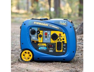 Dual Fuel Inverter 3300W/3000W Portable Generator w/ Electric/Recoil Start