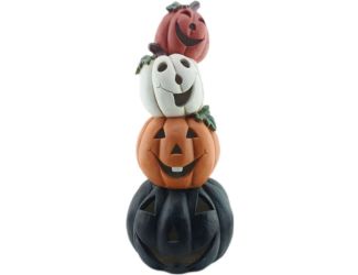 27-in. Halloween Stacked Jack-o-Lantern Decoration