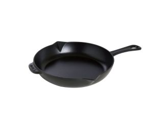 10" Cast Iron Fry Pan Black