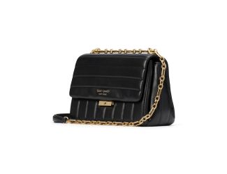 Carlyle Layers Medium Shoulder Bag - Black