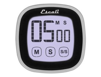 Escali - Touch Screen Digital Timer, Black
