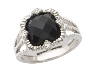 Onyx and Diamond Ring