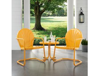 Griffith 3 Piece Metal Outdoor Conversation Seating Set