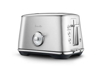 The Toast Select Luxe 2-Slice Compact Toaster, Brushed Stainless Steel w/ Chrome Accents