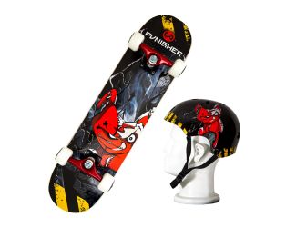 Teddy Skateboard And Helmet Combo Pack