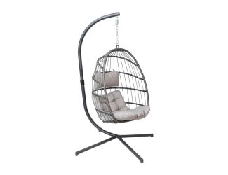 Hanging Egg Chair: Gray