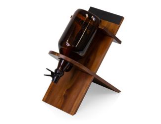 Growler Stand - Acacia Wood