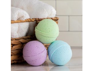 3 Pack Bath Bomb Set - Lavender, Eucalyptus, Peppermint