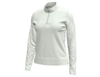 Under Armour Women's Aura 1/4 Zip - White Clay/XL