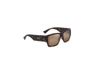 Ka'olu Polarized Sunglasses Matte Dark Havana Frame HCL Bronze Lens