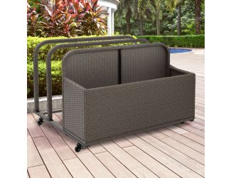 Palm Harbor Outdoor Wicker Pool Storage Caddy