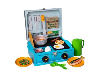 Let's Explore Wooden Camp Stove Playset Ages 3+ Years