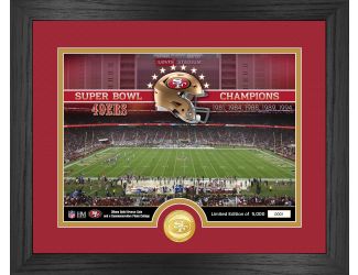 San Francisco 49ers Stadium Bronze Coin Photo Mint