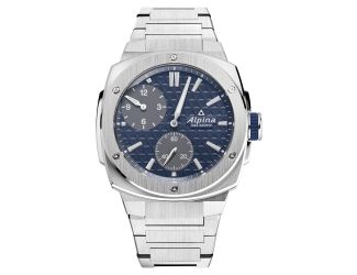 Men's Alpiner Extreme Regulator Automatic Stainless Steel Watch Navy Dial