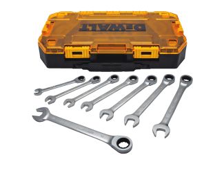 Tough Box 8pc MM Ratcheting Wrench Set
