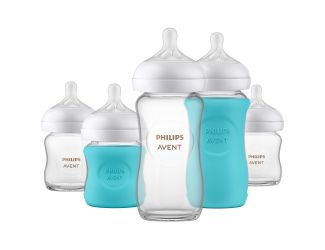 Natural Response Newborn Glass Baby Bottle Gift Set