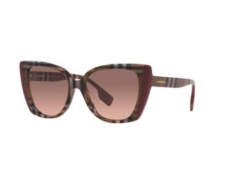 Meryl Sunglasses - Check Brown/Bordeaux