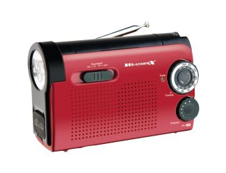 WeatherX Weatherband Radio w/ Mobile Phone Charger & Dynamo