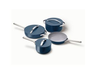 Non-Toxic Nonstick Ceramic Cookware Set Navy
