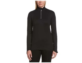 Womens Lightweight 1/4 Zip Pullover-Coastal Fjord-2X