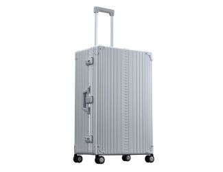 Aleon 30" Macro Traveler Aluminum Hardside Checked Luggage with Suiter (Platinum) Sliver