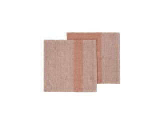 GANO Organic Cotton Waffle Dish Cloth Set of 2