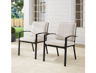 Kaplan 2Pc Outdoor Dining Chair Set