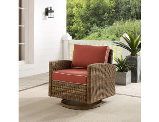Bradenton Outdoor Wicker Swivel Rocker Chair