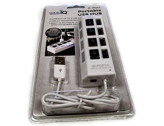 4 Port Portable USB Hub