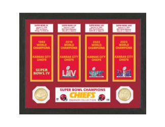 Kansas City Chiefs Bronze Banner Collection