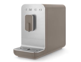 50s Retro-Style Automatic Coffee Machine Taupe